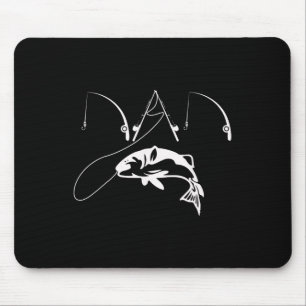 Fischen Daddy Fathers Day Shirt Mousepad