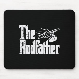 Fischen Der Rodfather Lustige Parodie Vater Großva Mousepad