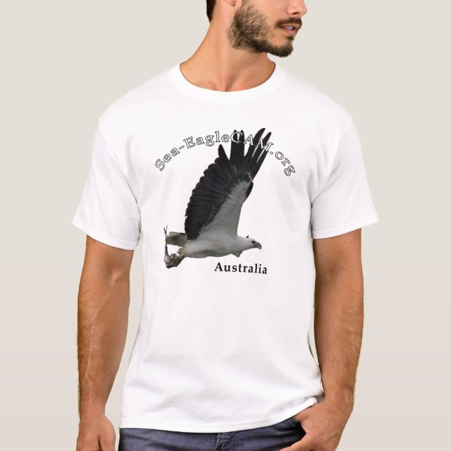 Fischen erwachsener Meer-Eagle T - Shirt (Vorderseite)