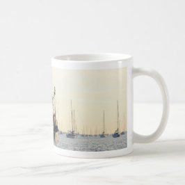 Fischen Frieden und viel in der Morgendämmerung Kaffeetasse