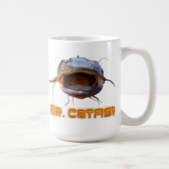 Fischen Herrn Catfish Kaffeetasse (Rechts)