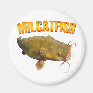 Fischen Herrn Catfish Magnet