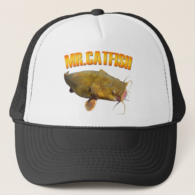 Fischen Herrn Catfish Truckerkappe (Vorderseite)