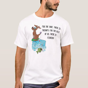 Fischen-Hund, für das gesunde, dort ist Therapie. T-Shirt