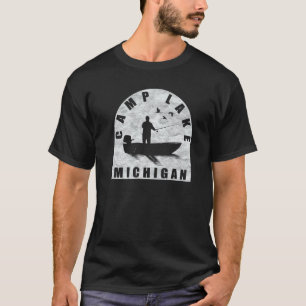 Fischen im Camp Lake Michigan T-Shirt