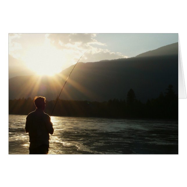 Fischen im Sonnenlicht (Vorderseite (Horizontal))
