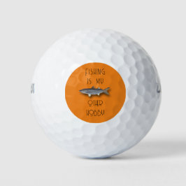 Fischen ist mein anderer Hobby-Mullet-Fisch Golfball