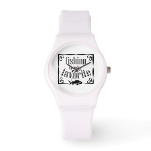 Fischen ist mein Lieblingsziffer Armbanduhr