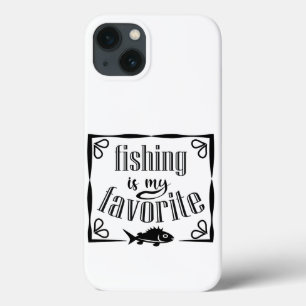 Fischen ist mein Lieblingsziffer Case-Mate iPhone Hülle
