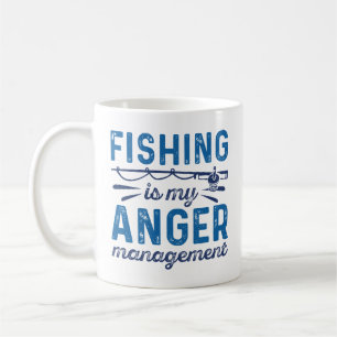 Fischen ist mein Wutmanagement Kaffeetasse