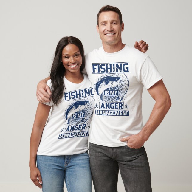 Fischen ist mein Wutmanagement T-Shirt (Unisex)