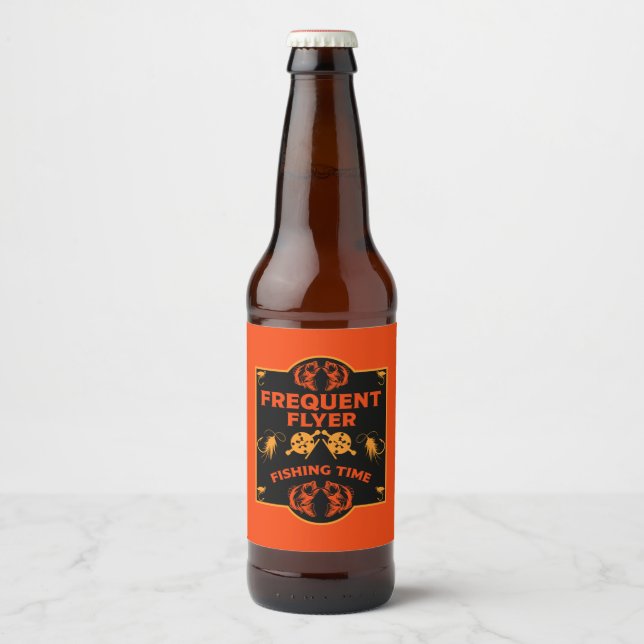 Fischen Kanada Bierflaschenetikett (Vorderseite)