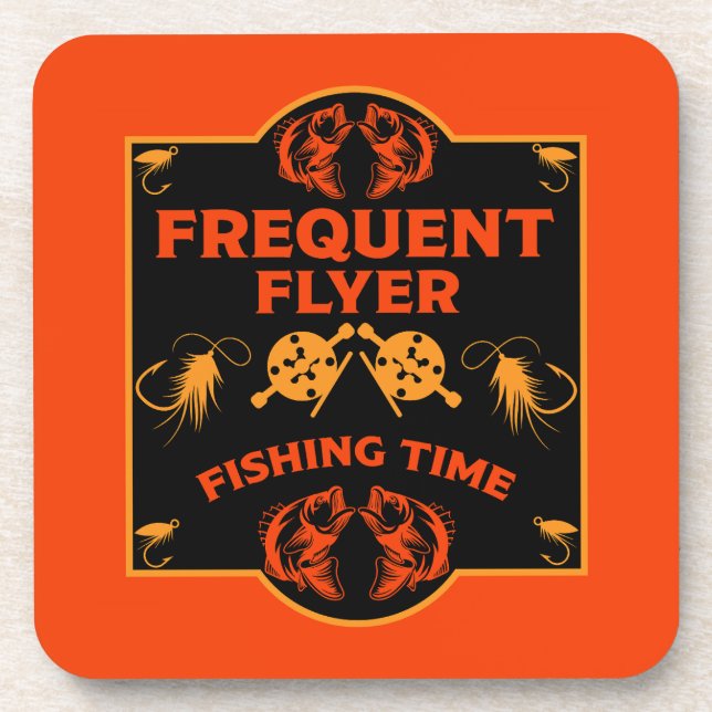 Fischen Kanada Getränkeuntersetzer (Vorderseite)