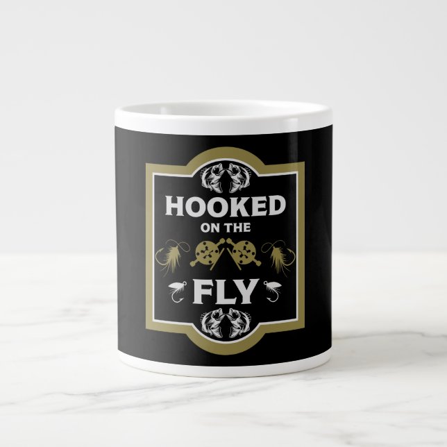 Fischen Kanada Jumbo-Tasse (Vorderseite)
