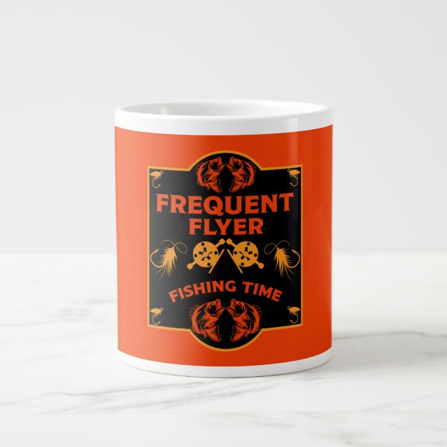 Fischen Kanada Jumbo-Tasse (Vorderseite)