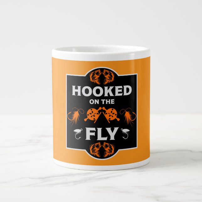 Fischen Kanada Jumbo-Tasse (Vorderseite)