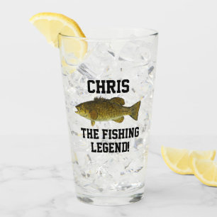 Fischen Legend Smallmouth Bass Name Sportler Glas