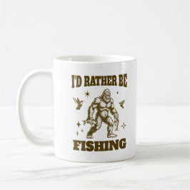 Fischen mit Bigfoot Ich würde eher Sasquatch fisch Kaffeetasse