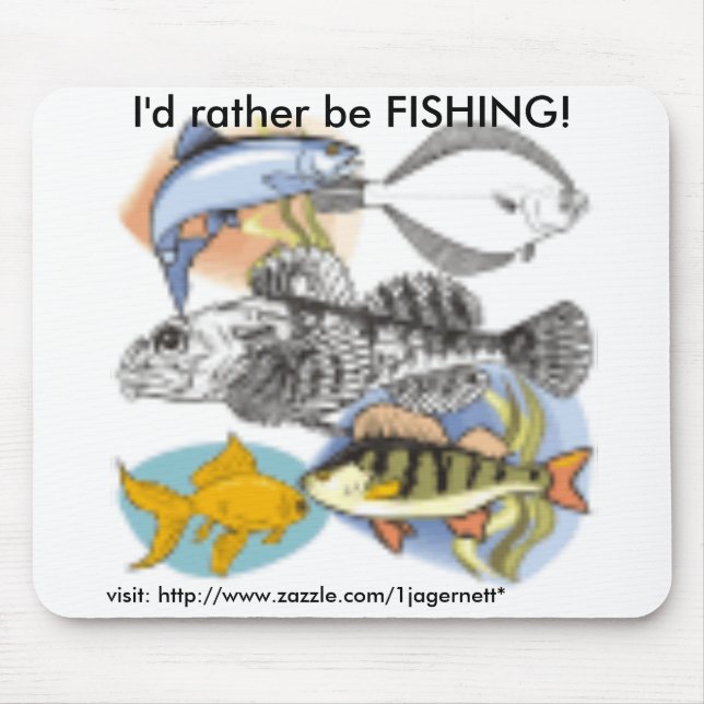 Fischen Mousepad (Vorne)