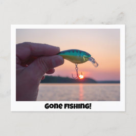 Fischen! Postkarte