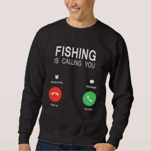 Fischen ruft uns Männer und Frauen an Sweatshirt