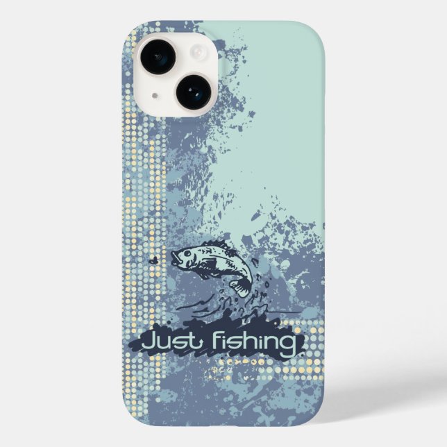 Fischen Seefischerei blaues grünes Wasser spritzen Case-Mate iPhone Hülle (Rückseite)