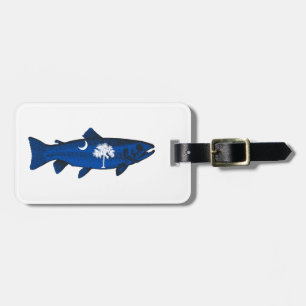 Fischen Sie South Carolina Forelle Gepäckanhänger