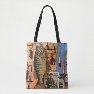 Fischen-Stillleben durch John Atherton Tasche