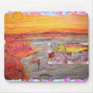 Fischen Sunset Mousepad