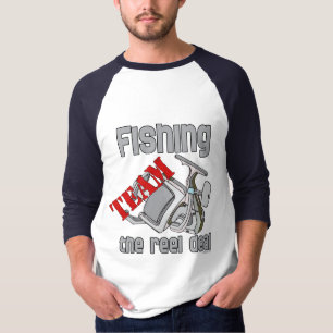 Fischen-Team, welches das Spulen-Abkommen fischt T-Shirt