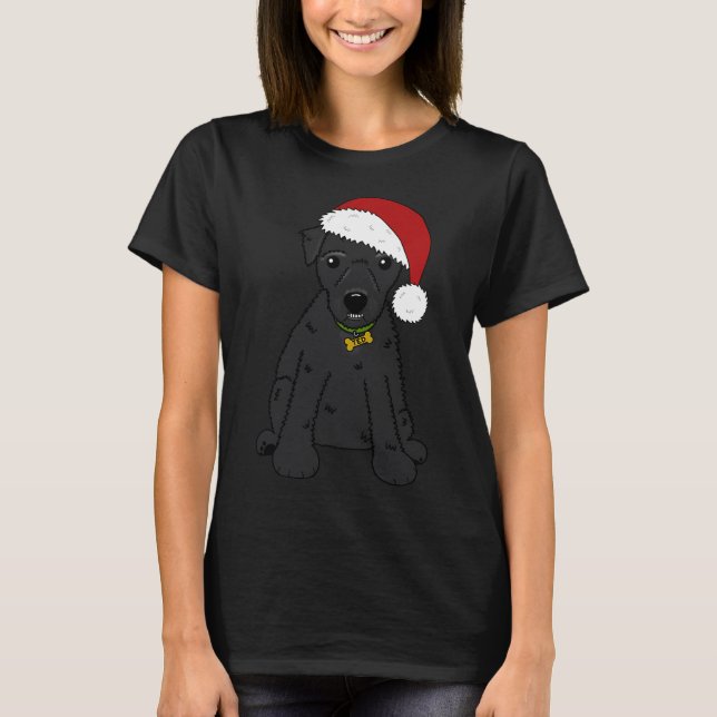 Fischen Ted Weihnachten T-Shirt (Vorderseite)