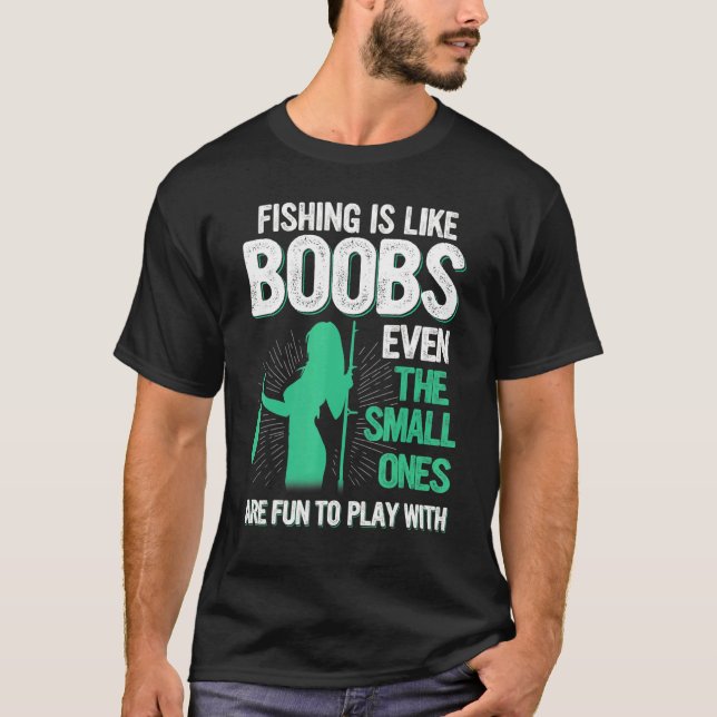 Fischen  Unanständiges Fischen T-Shirt (Vorderseite)