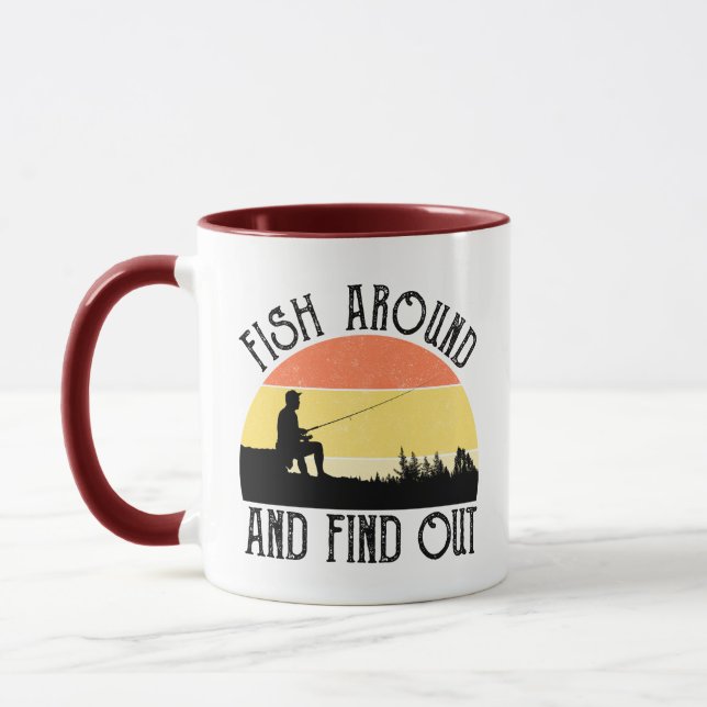 Fischen und erfahren tasse (Links)