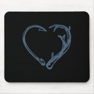 Fischen und Jäger Funny Junting Fish Deer Gi Mousepad