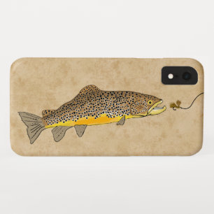 Fischen von Brauner Forelle Case-Mate iPhone Hülle