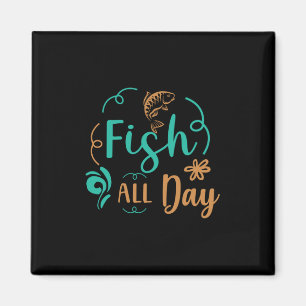 Fischen von Kunst Magnet