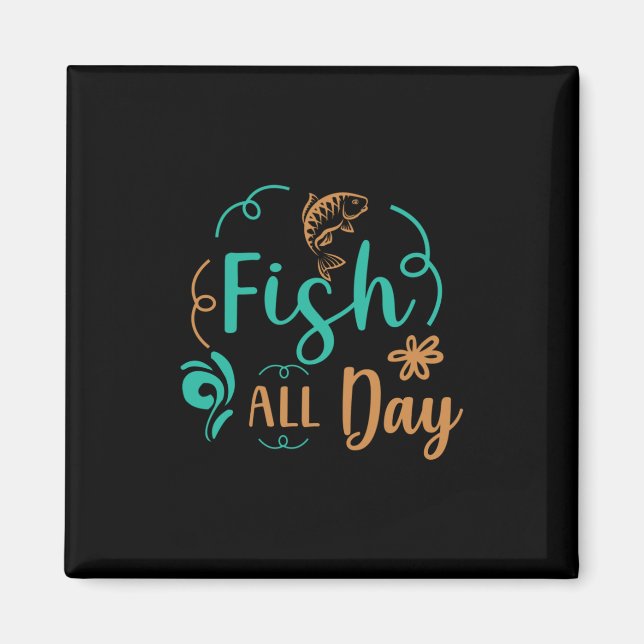 Fischen von Kunst Magnet (Vorne)