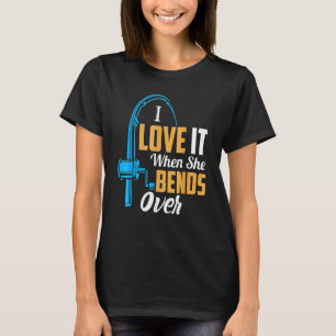 Fischen von Männern Ich Liebe es, wenn sie mehr al T-Shirt