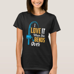 Fischen von Männern Ich Liebe es, wenn sie über 3 T-Shirt