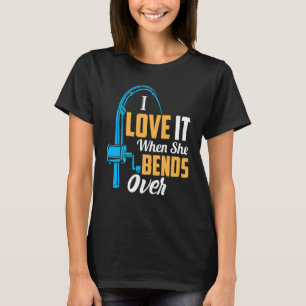 Fischen von Männern Ich Liebe es, wenn sie über 3 T-Shirt