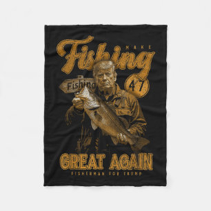 Fischen wieder großartig B Fischen Donald Tr Fleecedecke