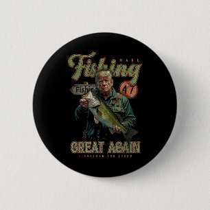 Fischen wieder großartig Funny B Fischen Donald Button