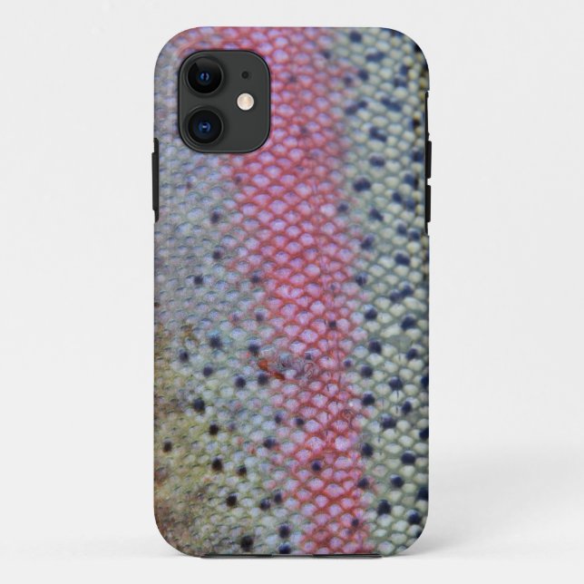 Fischen-Wut iPhone 5 Fall (Regenbogenforelle) Case-Mate iPhone Hülle (Rückseite)
