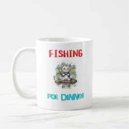 "Fischen zum Abendessen" Kaffeetasse