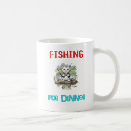 "Fischen zum Abendessen" Kaffeetasse