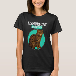 Fischende Katzen Fischkatzen-Flüsterer Langarm T-Shirt