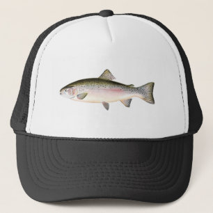 Fischenhut - Regenbogenforelle-Fisch Truckerkappe