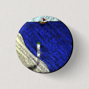 Fischer-Abzeichen Button