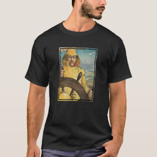 Fischer am Steuer Illustration 1902 T-Shirt