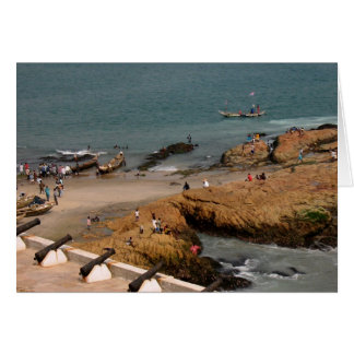 Fischer an der Arbeitskarte